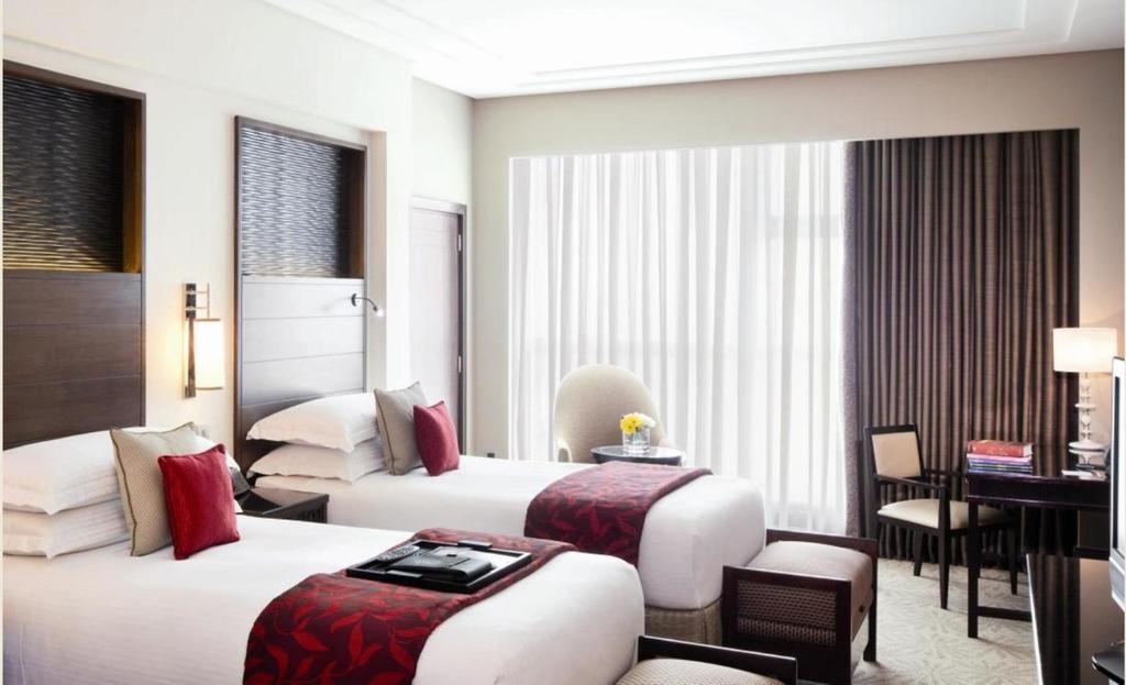  غرفة ديلوكس توأم مع إطلالة جزئية على الحرم